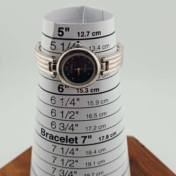 Fossil Sterling Silver Women's Round Dial Watch Sophisticated Minimalist SV-5014 - Picture 7 of 8